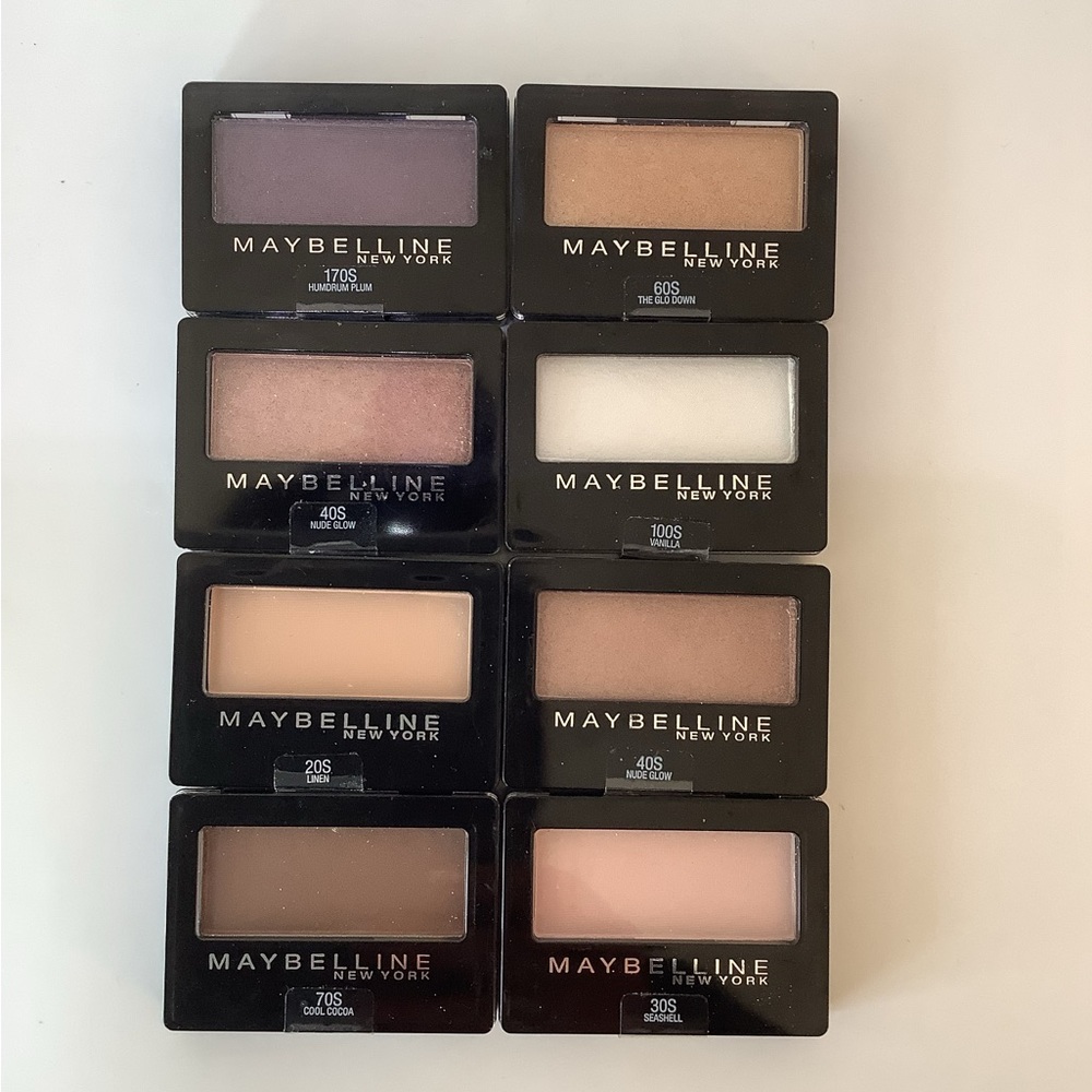 Lot Of 8 Maybelline New York Expert Wear Eye Shadow Makeup